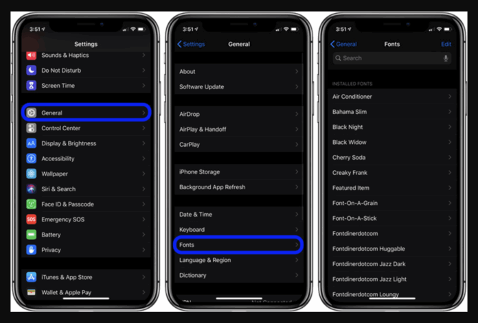 cách thay đổi phông chữ ứng dụng trên iphone: tùy biến giao diện của bạn