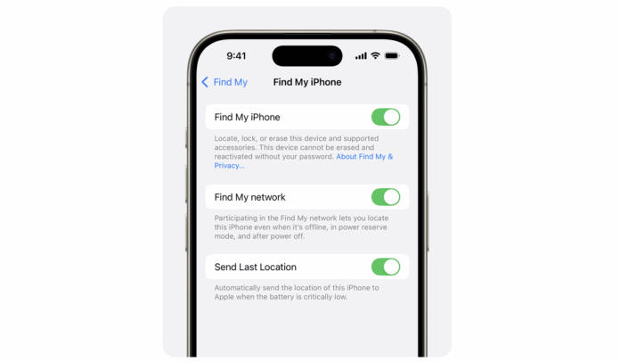 Cách tìm iPhone bị mất khi bị tắt nguồn