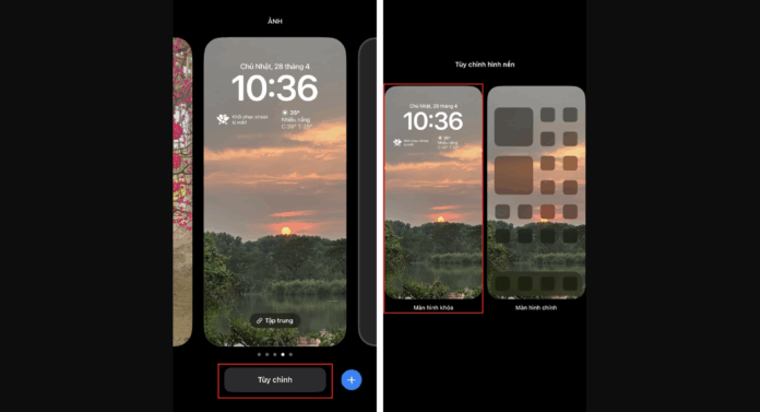 Cách xoá hình nền iPhone